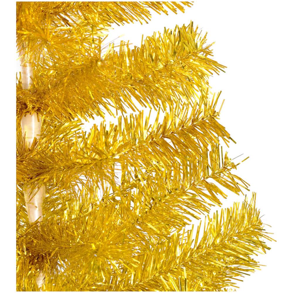 Set Albero Natale Artificiale con LED Palline Oro 210 cm PET - Foto 2