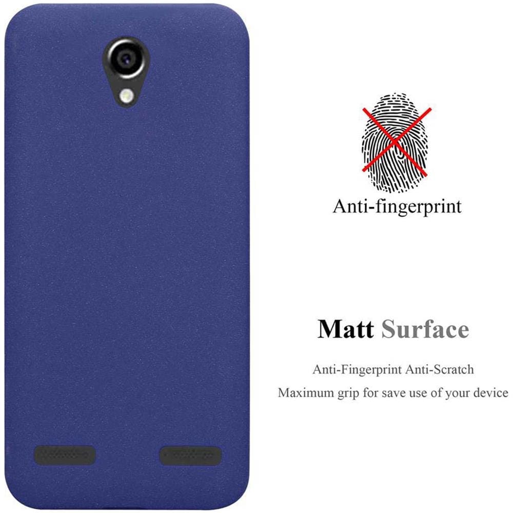 Custodia Compatibile Con Zte Blade L7 In Frost Blu Scuro - Coperchio Protettivo In Silicone Tpu Flessibile - Foto 2