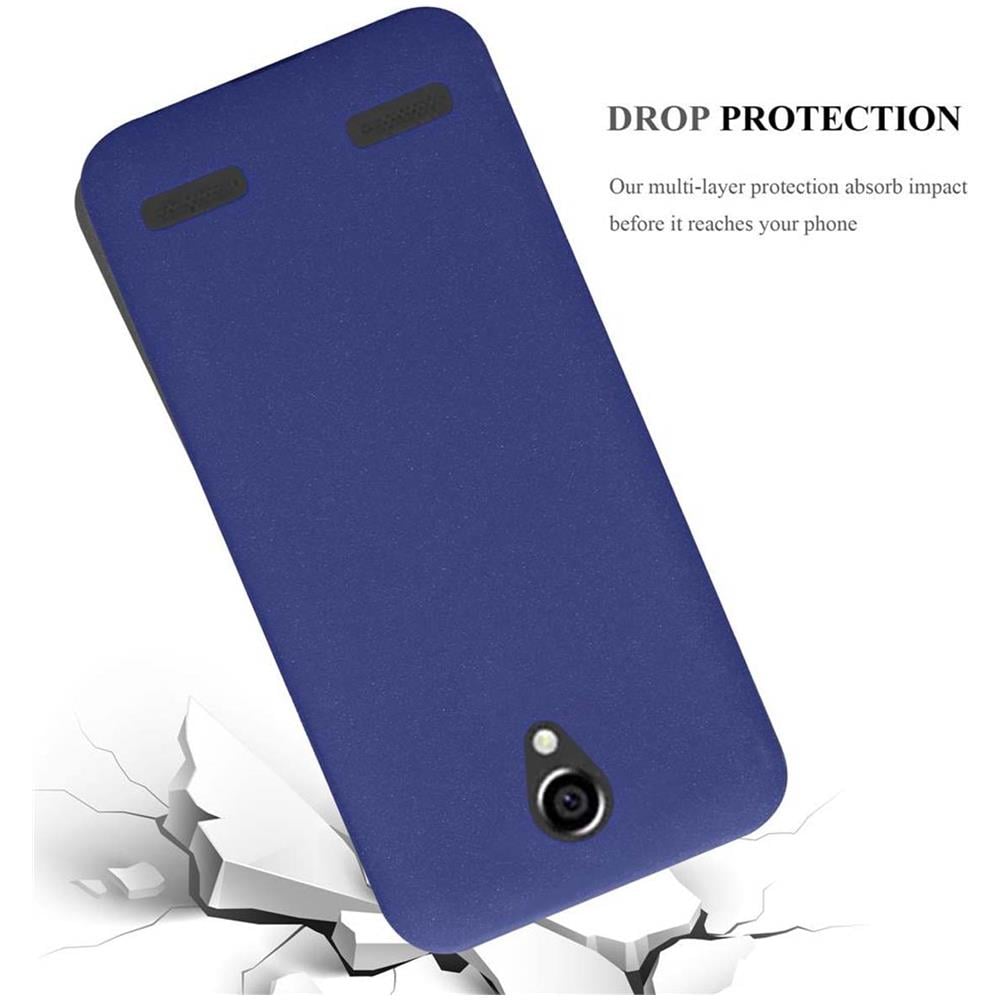 Custodia Compatibile Con Zte Blade L7 In Frost Blu Scuro - Coperchio Protettivo In Silicone Tpu Flessibile - Foto 7