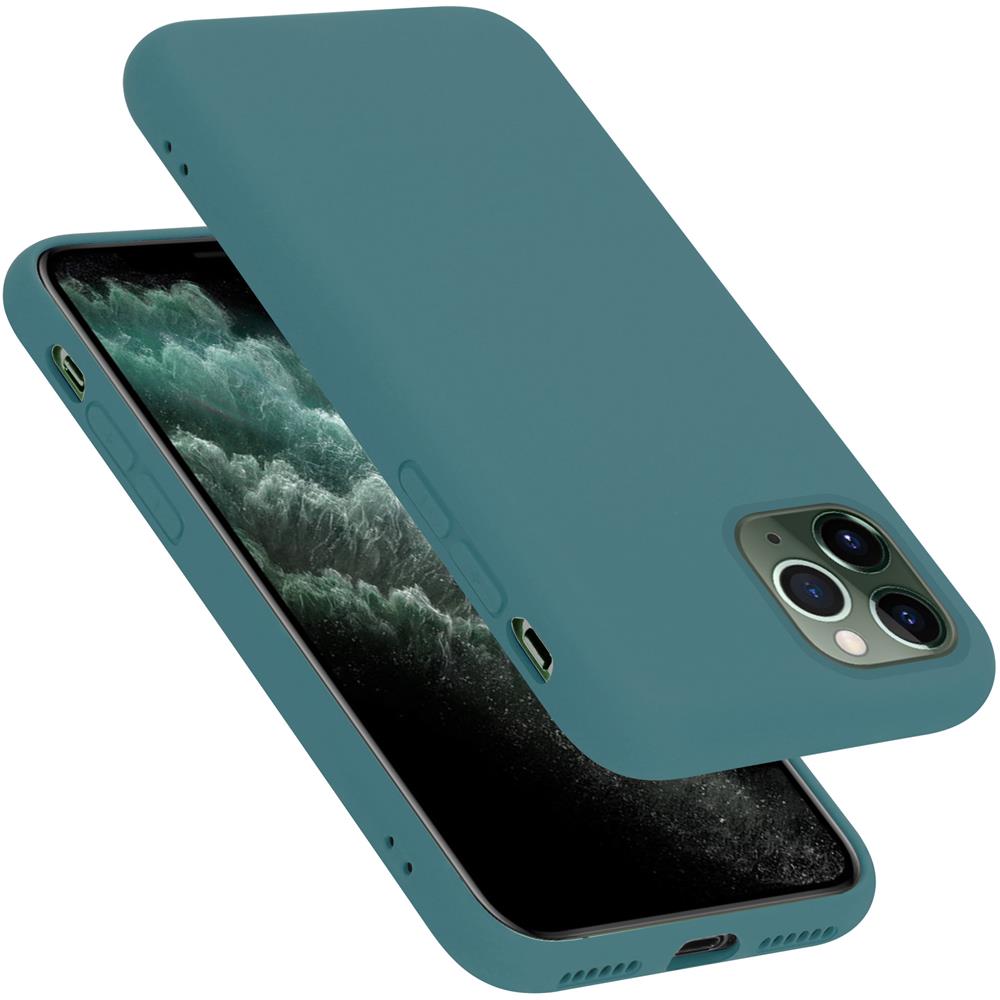Custodia Compatibile Con Apple Iphone 11 Pro Max In Liquid Verde - Coperchio Protettivo In Silicone Tpu Flessibile - Foto 1