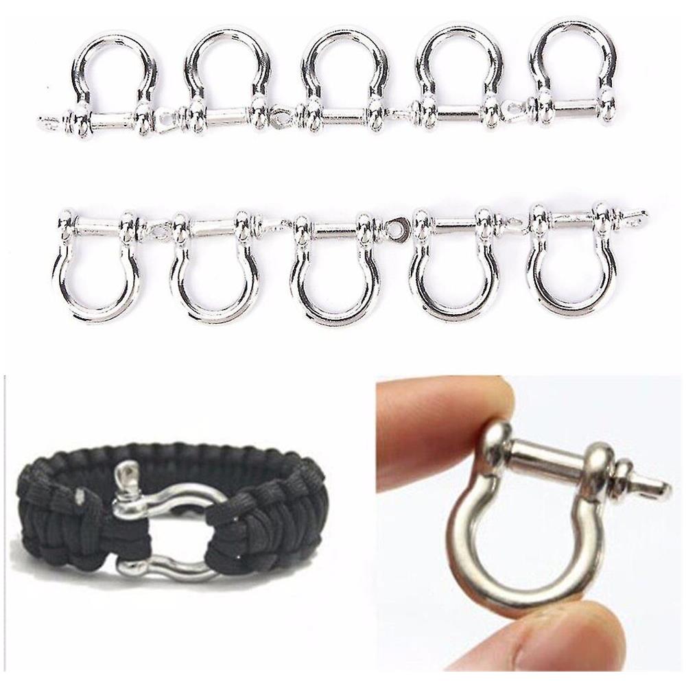 Uniclife 15 CM Filo Portachiavi Cavo Grande Acciaio Inossidabile Portachiavi Anello per