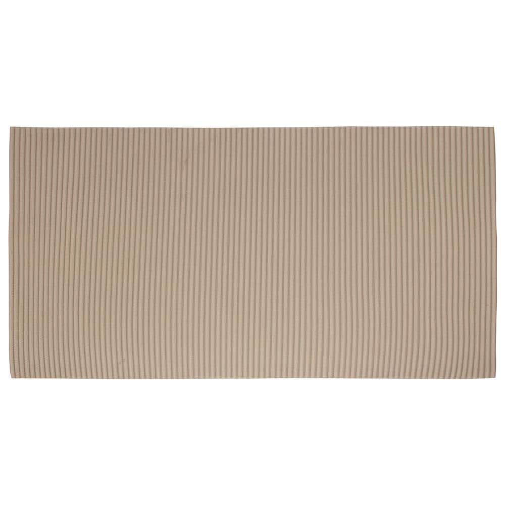 Tappetino Gommato Antiscivolo Multiuso Per Cassetti E Superfici Colore Tortora 65x500cm Tortora - Foto 2