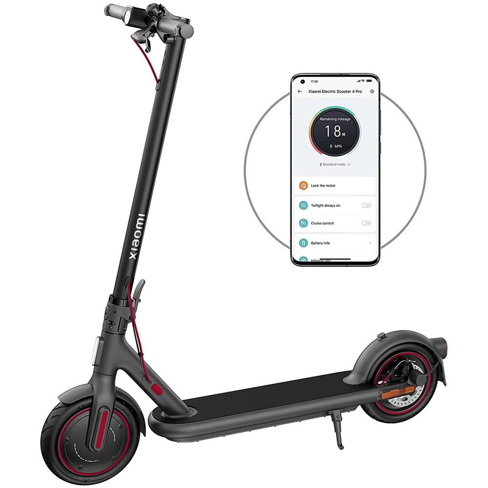 Monopattino Elettrico 4 Pro Velocità 25 km /h Autononomia 55km Ruote 10'' Colore Nero - Foto 3