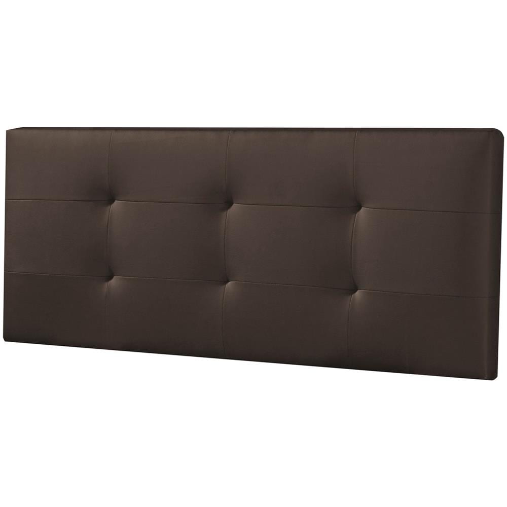 Testiera Rombo 140x60 Cm Nero, Pelle Sintetica, Imbottita In Schiuma, 8 Cm Di Spessore, Kit Montaggio Incluso - Foto 1