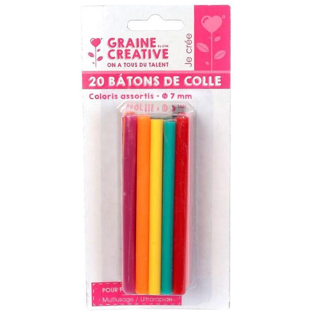 40 Stick Di Colla Per Pistola Per Colla Ø 7 Mm - Colori - Foto 1
