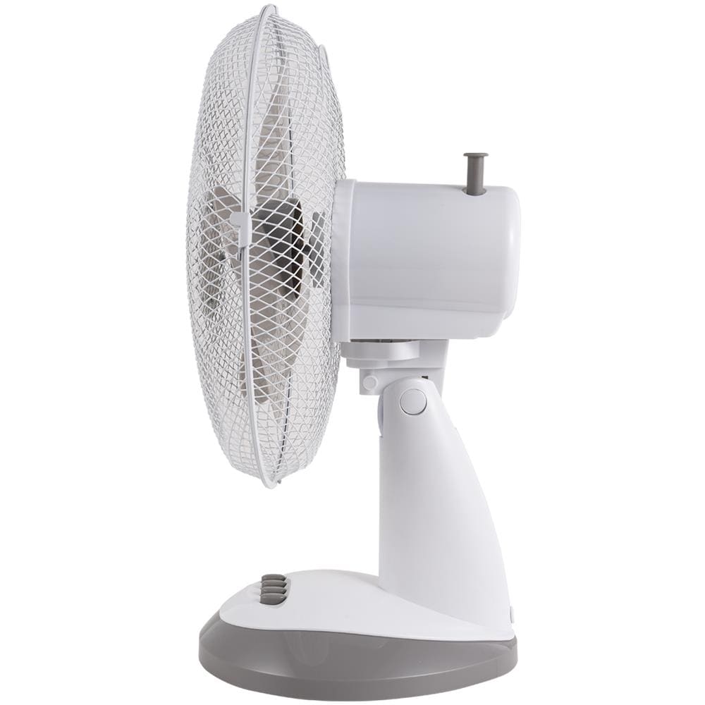 Ventilatore da Tavolo VT315 con Diametro 30 cm 3 Livelli Velocità Potenza 40 W Colore Bainco/Grigio - Foto 3