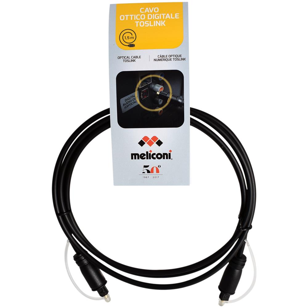 497202 cavo audio 1,5 m TOSLINK Nero - Foto 1