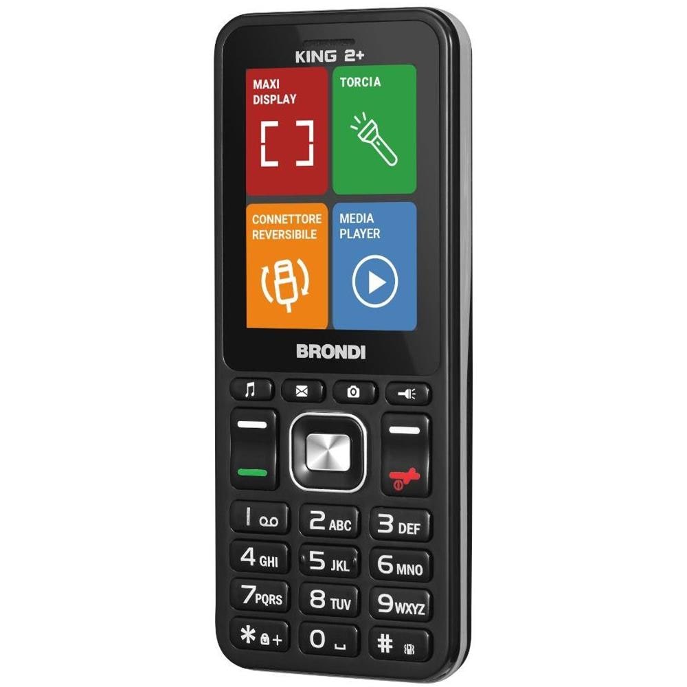 KING 2 Plus Senior Phone: il compagno ideale per comunicazioni semplici e affidabili, offrendo funzionalità essenziali e facilità d'uso a un prezzo accessibile. - Foto 4