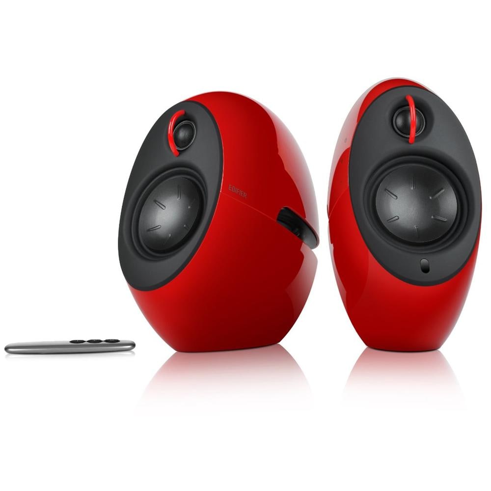 Luna Eclipse Coppia diffusori acustici 2,0 con connessione Bluetooth Colore rosso - Foto 1