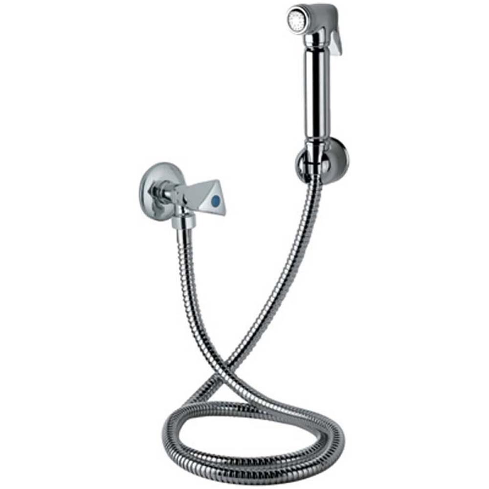 SET DOCCIA PULSANTE MANIGLIA 3 PUNTE MARIANI Cromato Spegnimento Shut-Off - Foto 1
