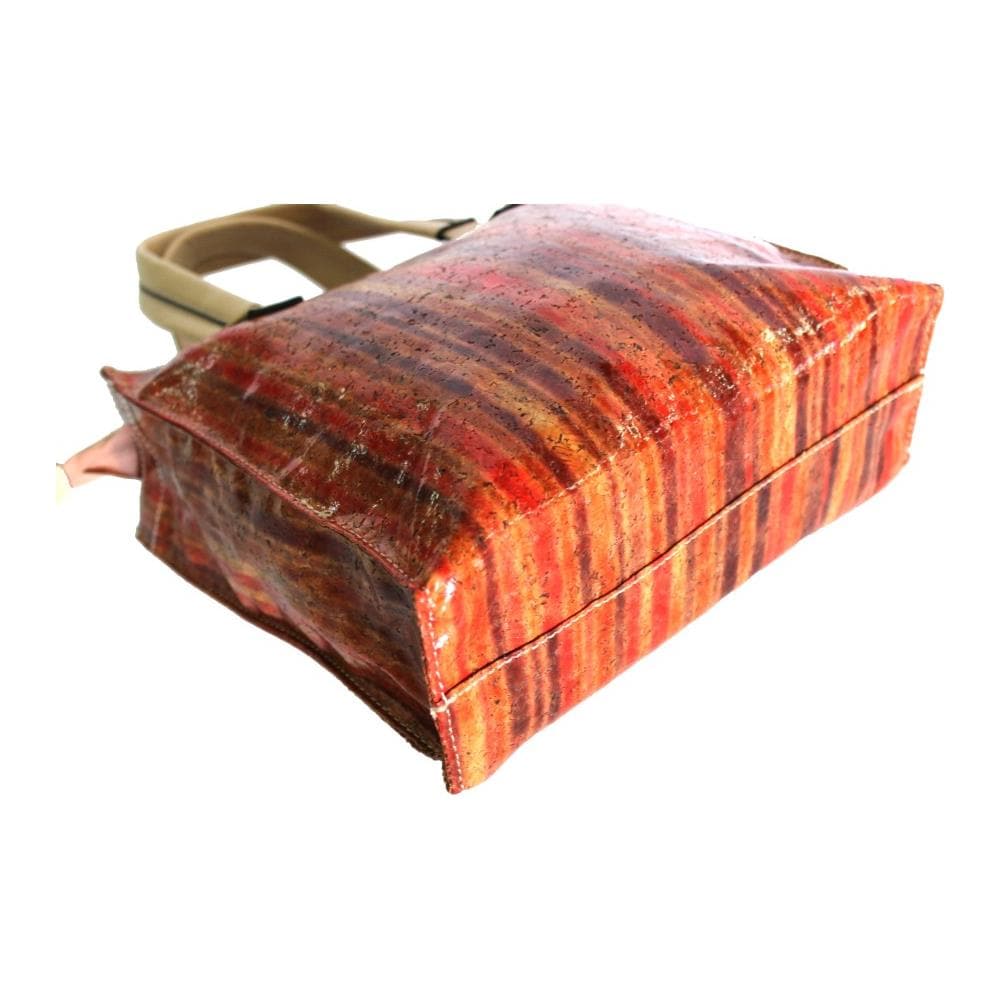 Borsa Donna Linea Sughero Multirighe 1320-1r Nero - Foto 2