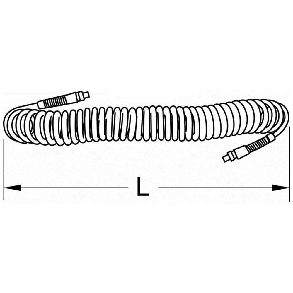 Tubo Per Aria Compressa A Spirale 6 Mm 515.3330 - Foto 3