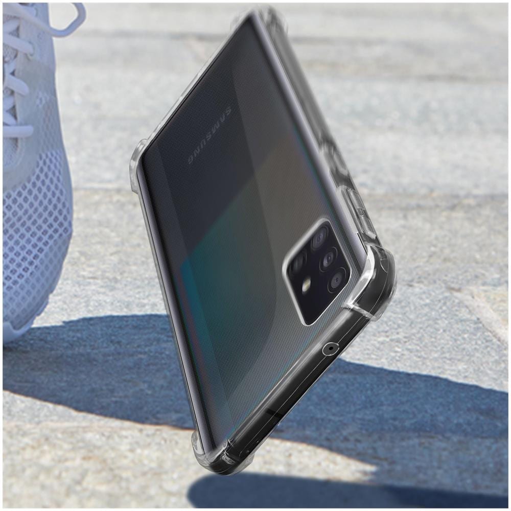 Cover Samsung Galaxy A51 5g Silicone Bumper Resistente Trasparente - - Foto 2