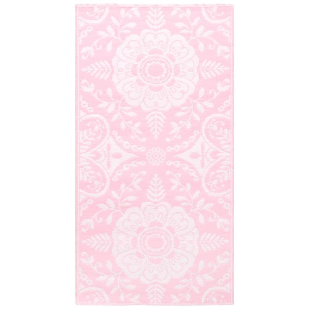 Tappeto Da Esterni Rosa 80x150 Cm In Pp - Foto 2