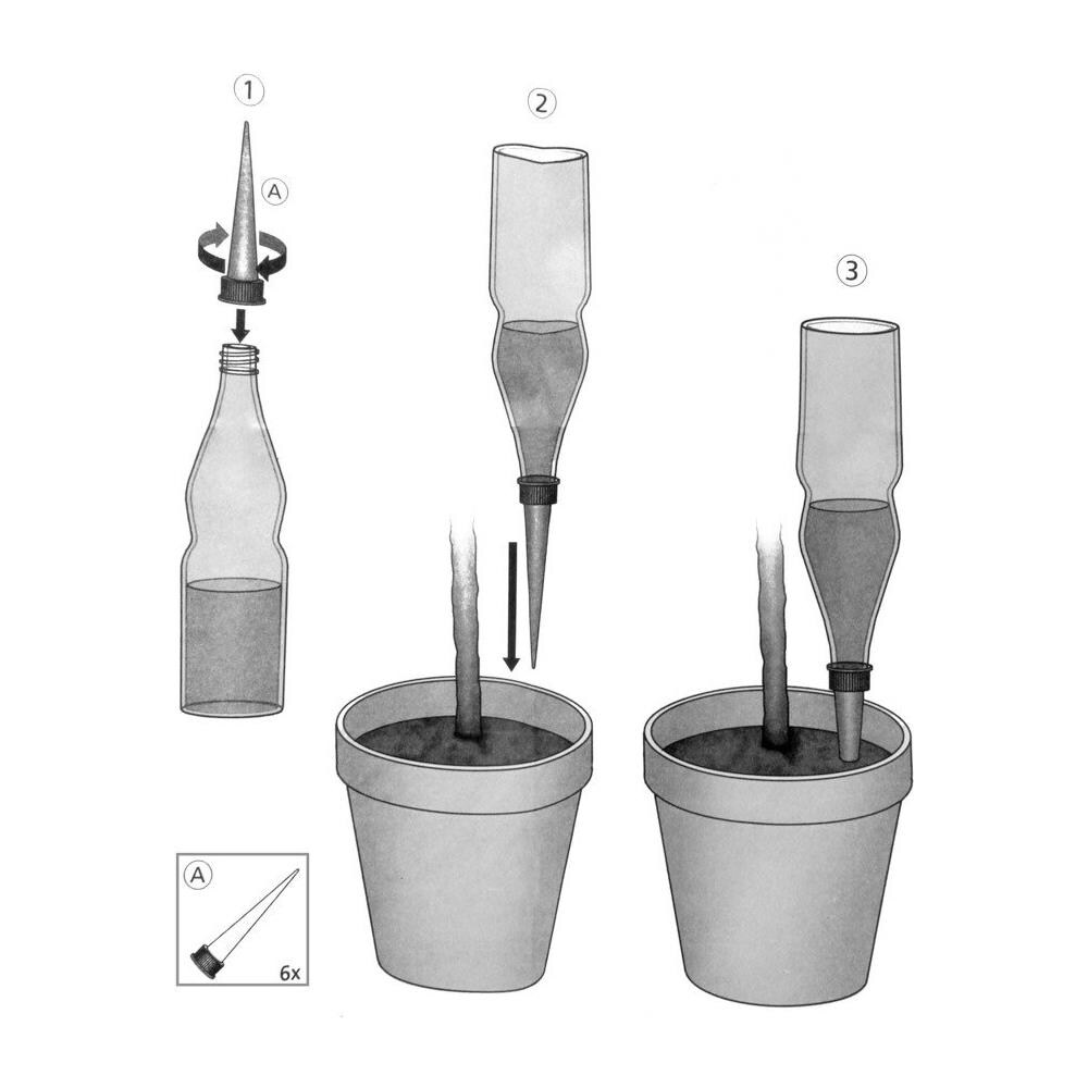 Umidificatore Per Irrigazione Piante, 6 Pezzi Inclusi - Foto 7