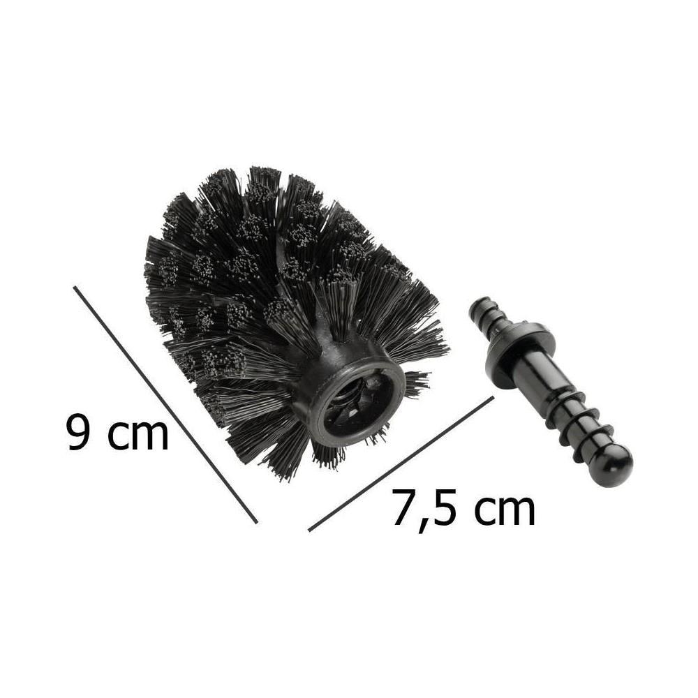 Punta Di Ricambio Per Spazzola Igienica, Colore Nero, 7,5 Cm - Foto 2