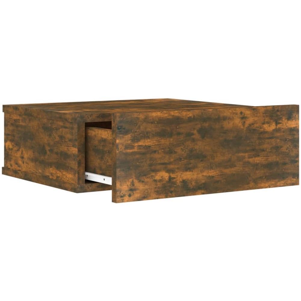 Comodini Pensili Rovere Fumo 2pz 40x30x15 Cm Legno Multistrato - Foto 7