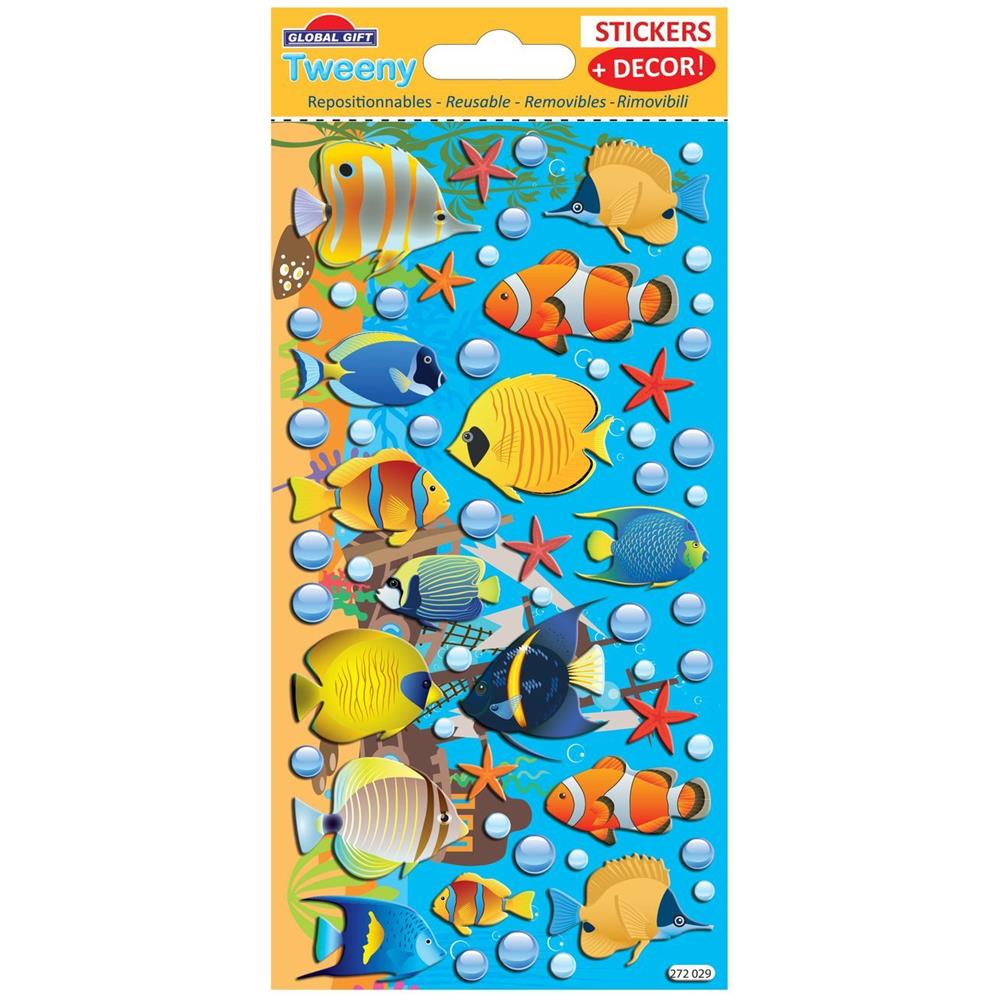 Stand Di Decorazione Per Bambini - Pesce - Adesivi 3d - Foto 1