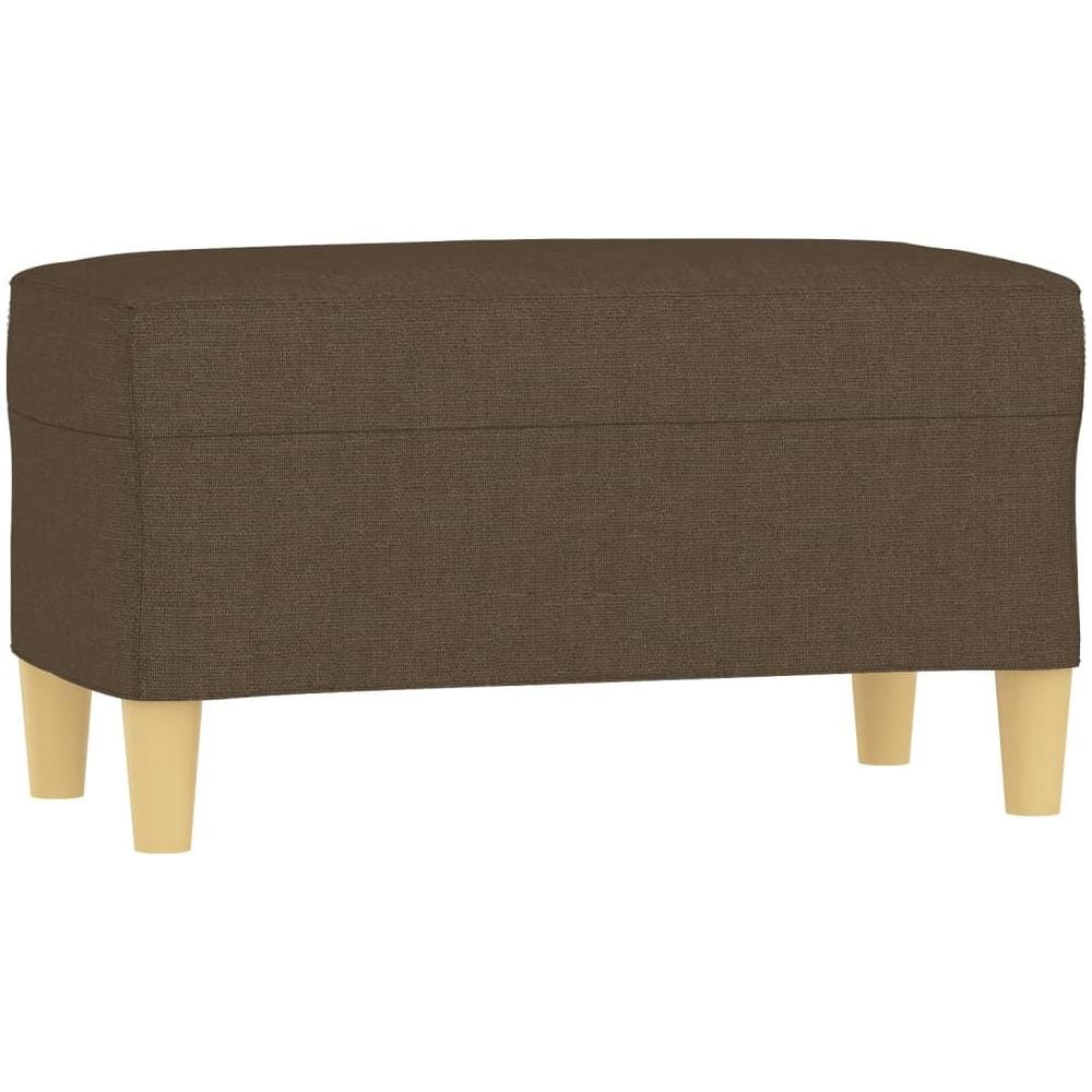 Panca Marrone 70x35x41 Cm In Tessuto - Foto 2