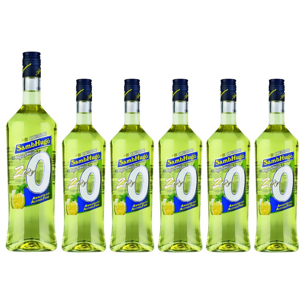 Ciemme Sambhugo Zero Aperitivo Analcolico Al Sambuco 6 Bottiglie Da 1 Litro - Foto 1