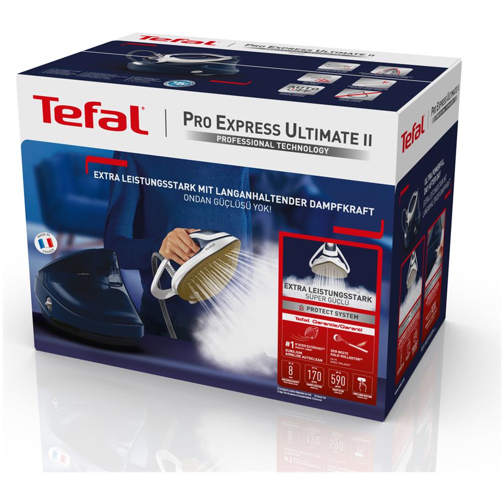 Pro Express Ultimate II GV9720 1,2 L Durilium Airglide Autoclean Ultra Thin soleplate Blu, Bianco - Foto 14
