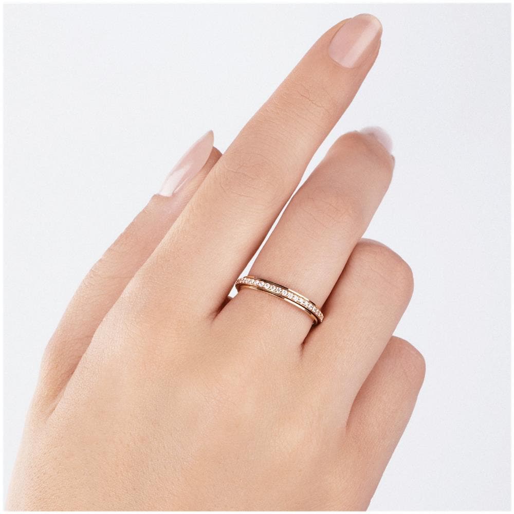 Anello Antistress Ruotabile Gold 19 Mm - Foto 2