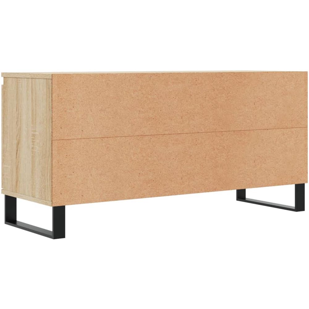 Mobile Porta Tv Rovere Sonoma 104x35x50 Cm In Legno Multistrato - Foto 7