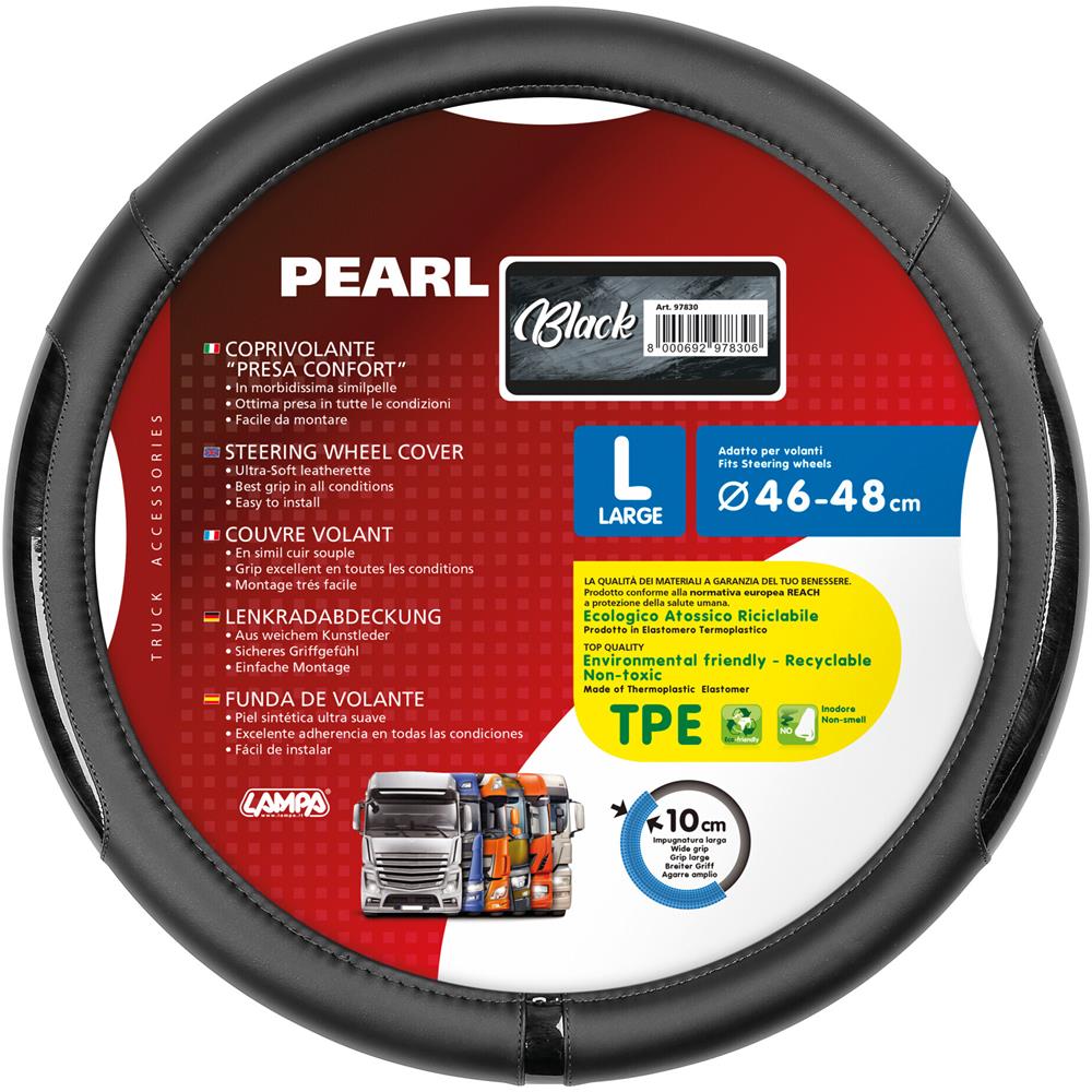 Pearl Black, Coprivolante In Skeentex - L - ? 46/48 Cm - Foto 1