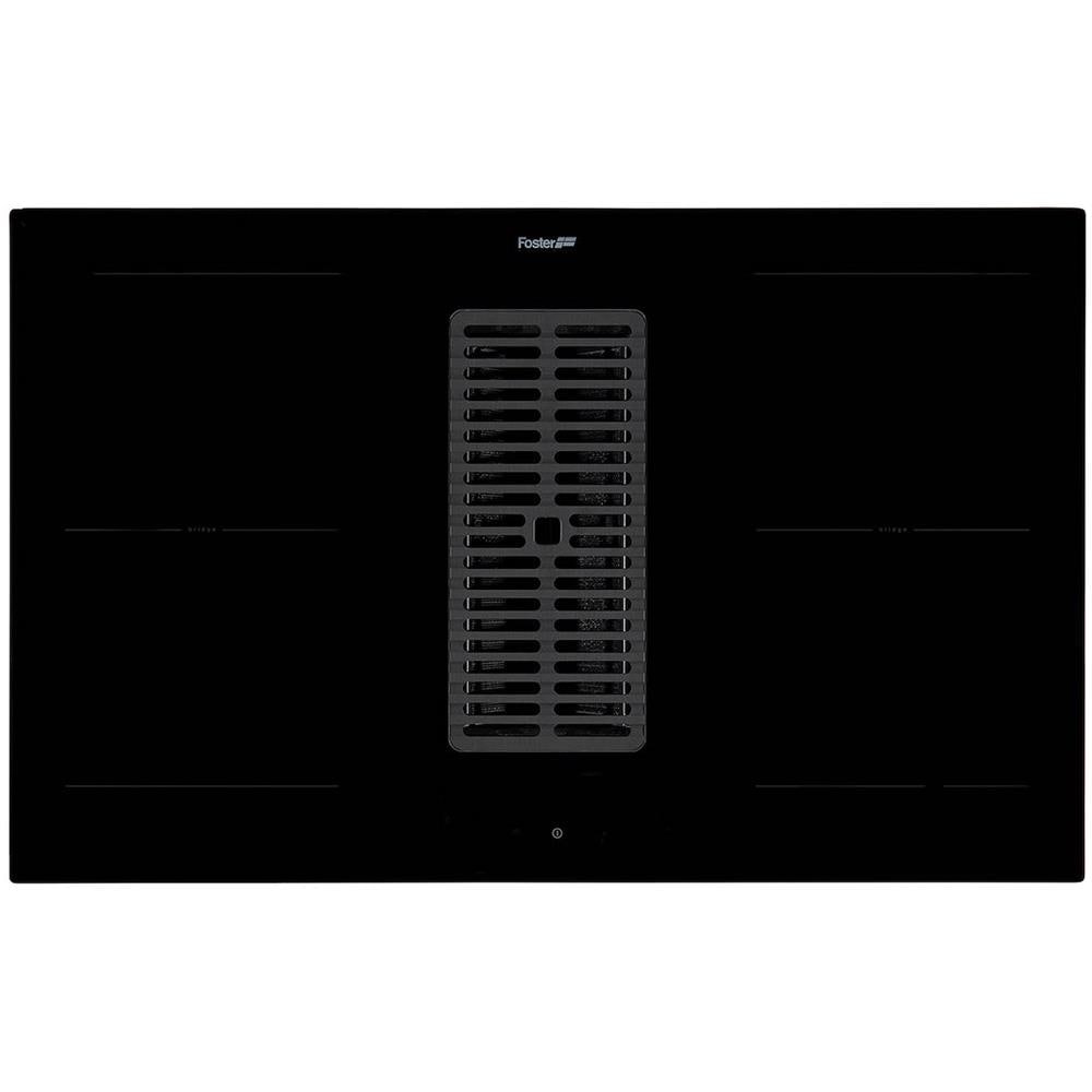 Piano Cottura 7392246 a Induzione con Cappa Integrata da 82 cm Colore Nero - Foto 1