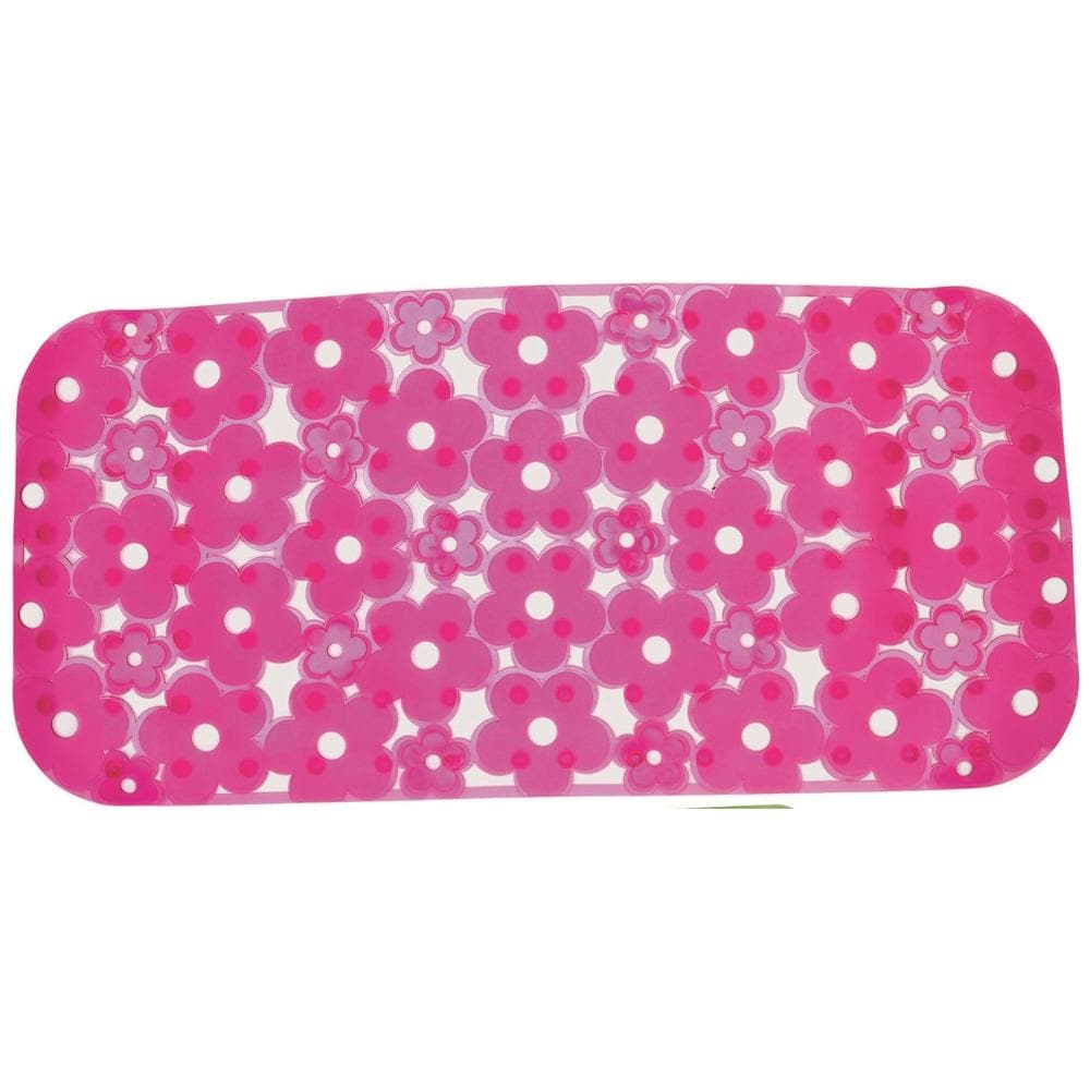 Tappeto Doccia Margherita, Pvc, 51x51 Cm Rosa - Foto 1