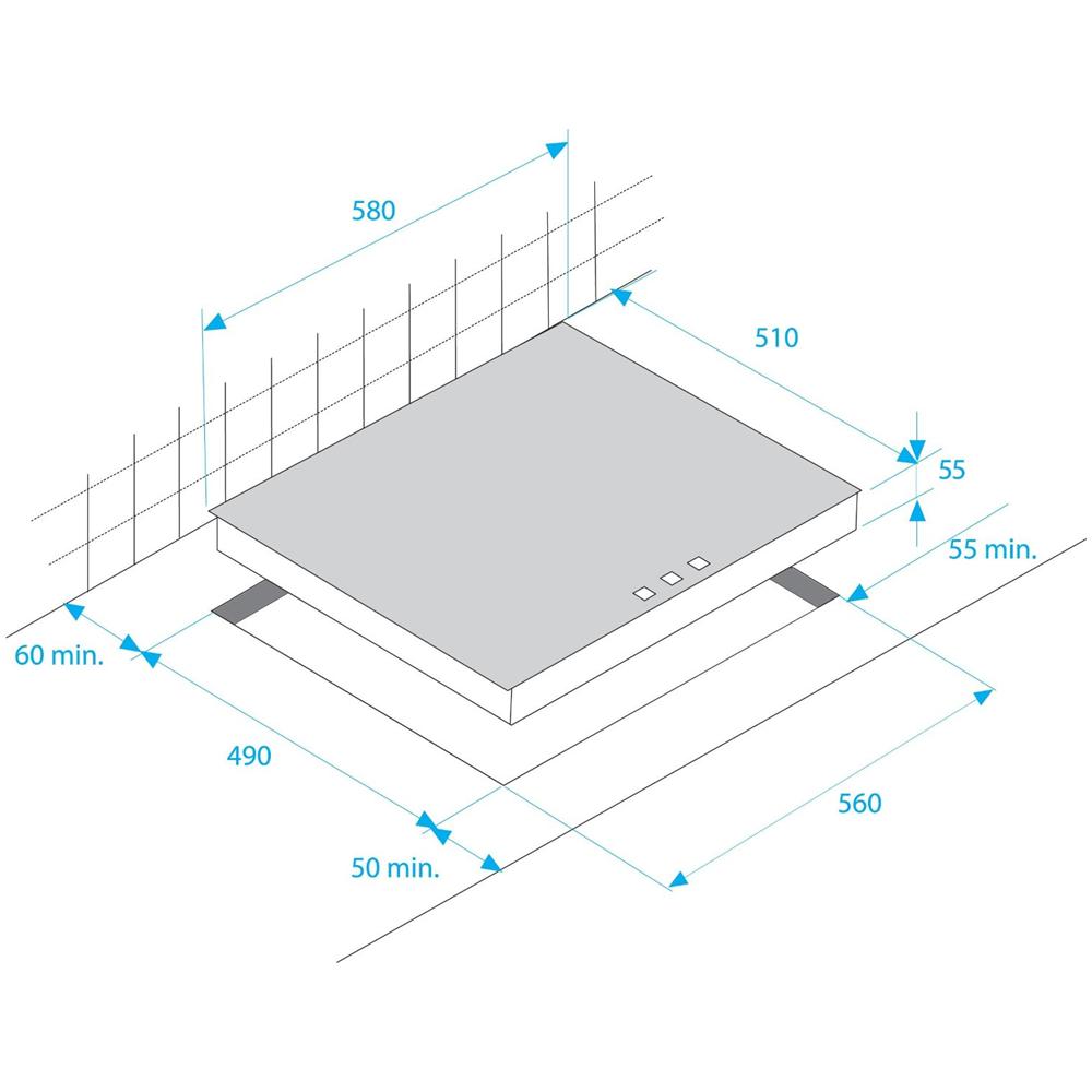 Piano Cottura HII 64400 AT a Induzione 4 Zone Cottura da 60 cm Colore Nero - Foto 2