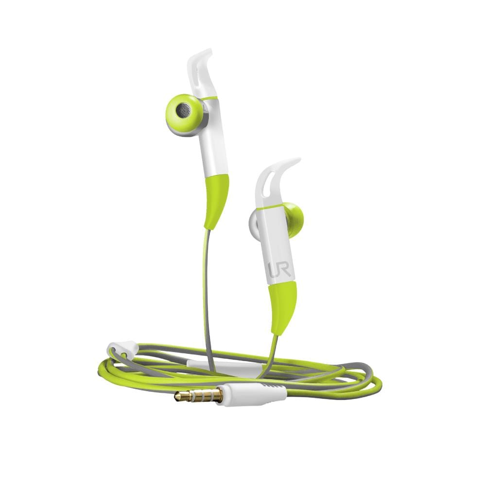 Auricolari Sportivi Fit In-Ear Cablato Colore Verde - Foto 1