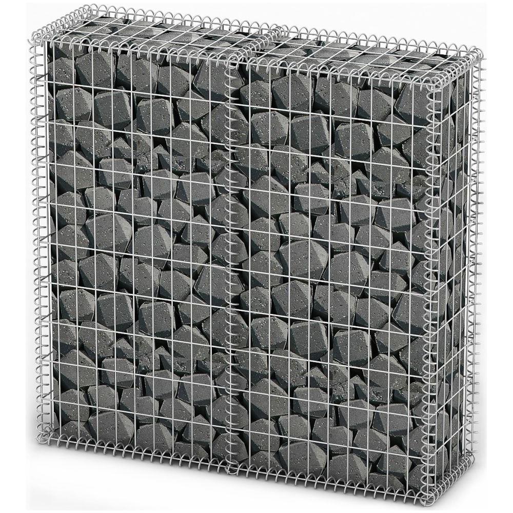 Gabbione Muro Realizzato con Filo Zincato 100 X 30 Cm - Foto 1