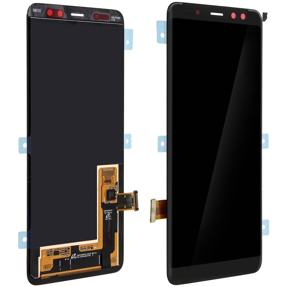 Schermo Lcd Galaxy A8 Vetro Touch Screen Originale Nero - Foto 2
