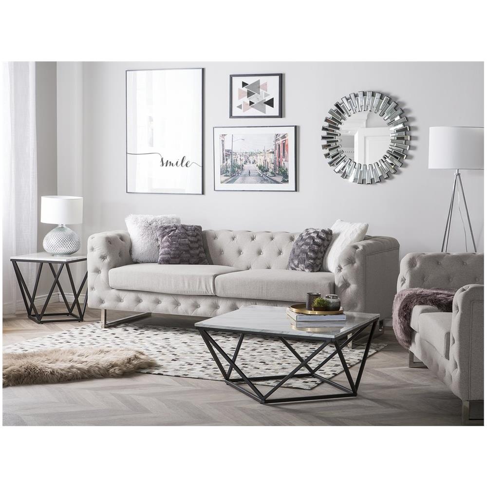 Set Divani 5 Posti Colore Beige Vissland - Foto 2