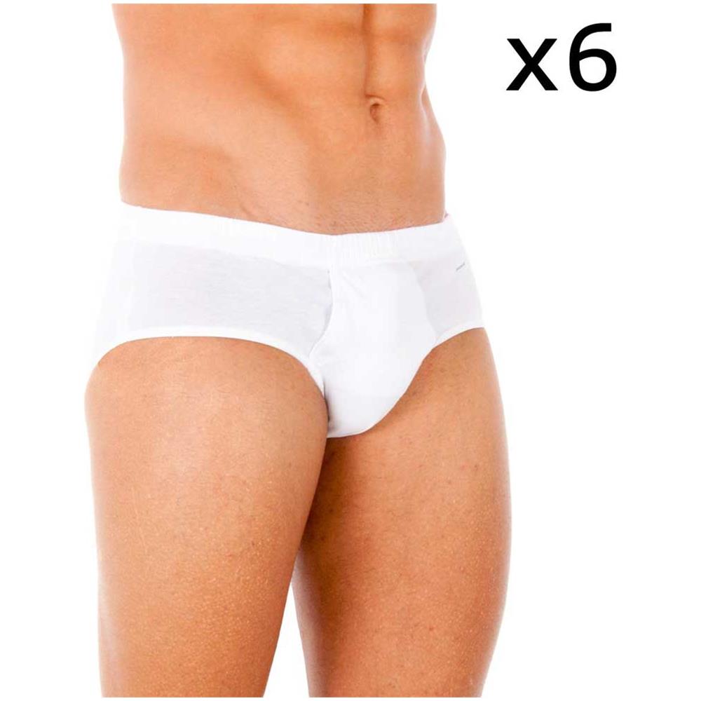 Intimo Abanderado 0527 Pack 6 Slips Abbigliamento Uomo 60 - Foto 1