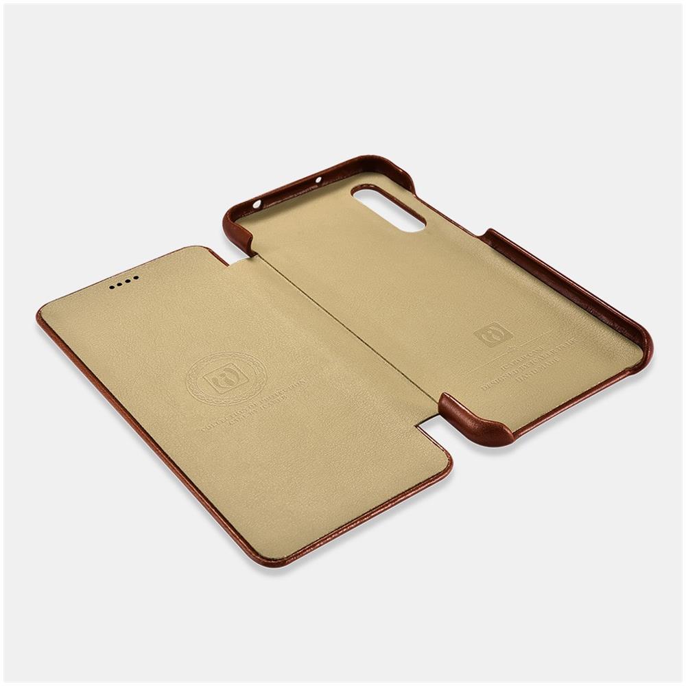Huawei P20 Pro In Cuoio Cassa Del Foglio Di Lusso Vintage Nero - Foto 3