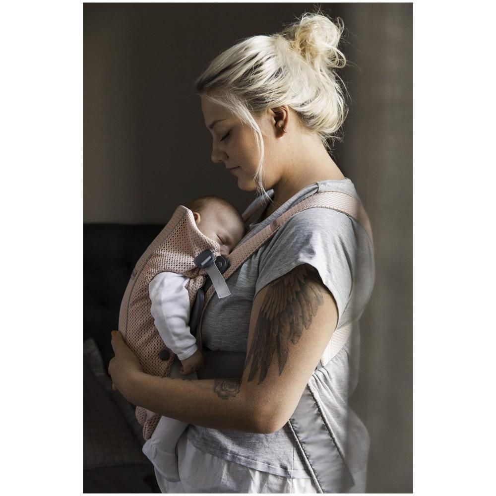 Marsupio Mini Mesh 3d Colore Rosa Perla - Foto 2