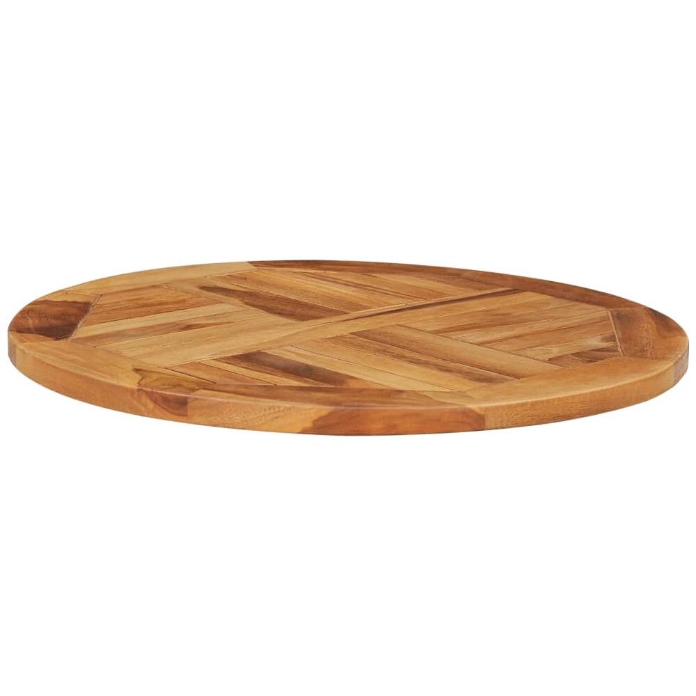 Vassoio Girevole da Tavola in Legno Massello di Teak - Foto 3