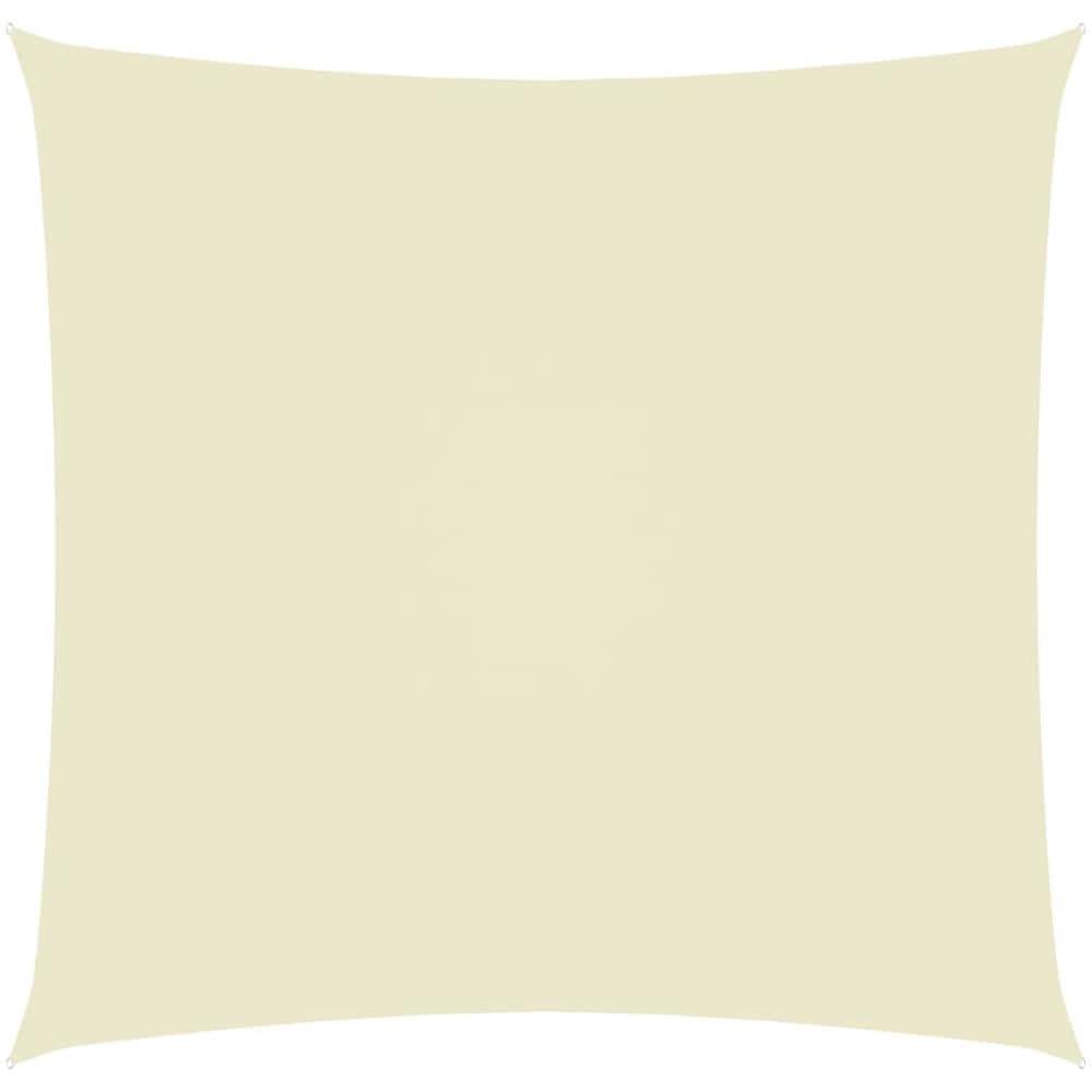 Vela Parasole in Tela Oxford Quadrata 5x5 m Crema - Foto 1