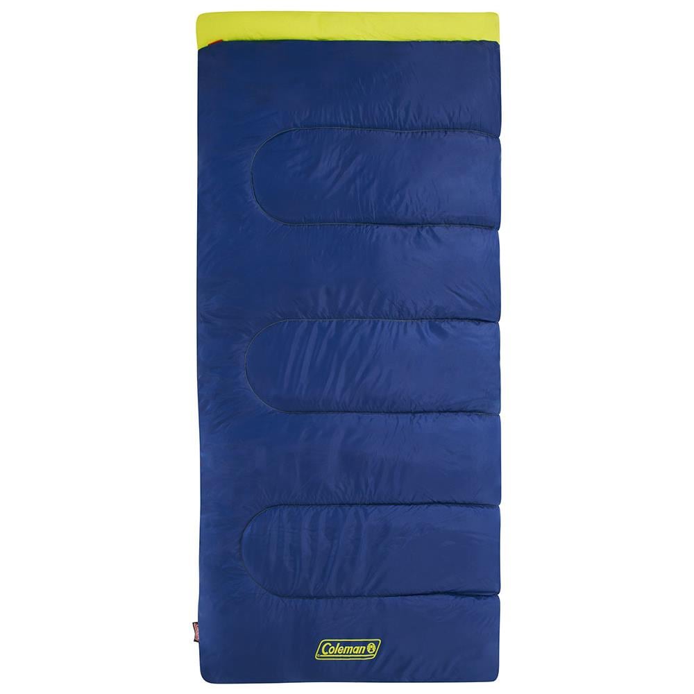 Heaton Peak 220 Adulto Rectangular sleeping bag Cotone, Poliestere Blu, Giallo - Foto 1