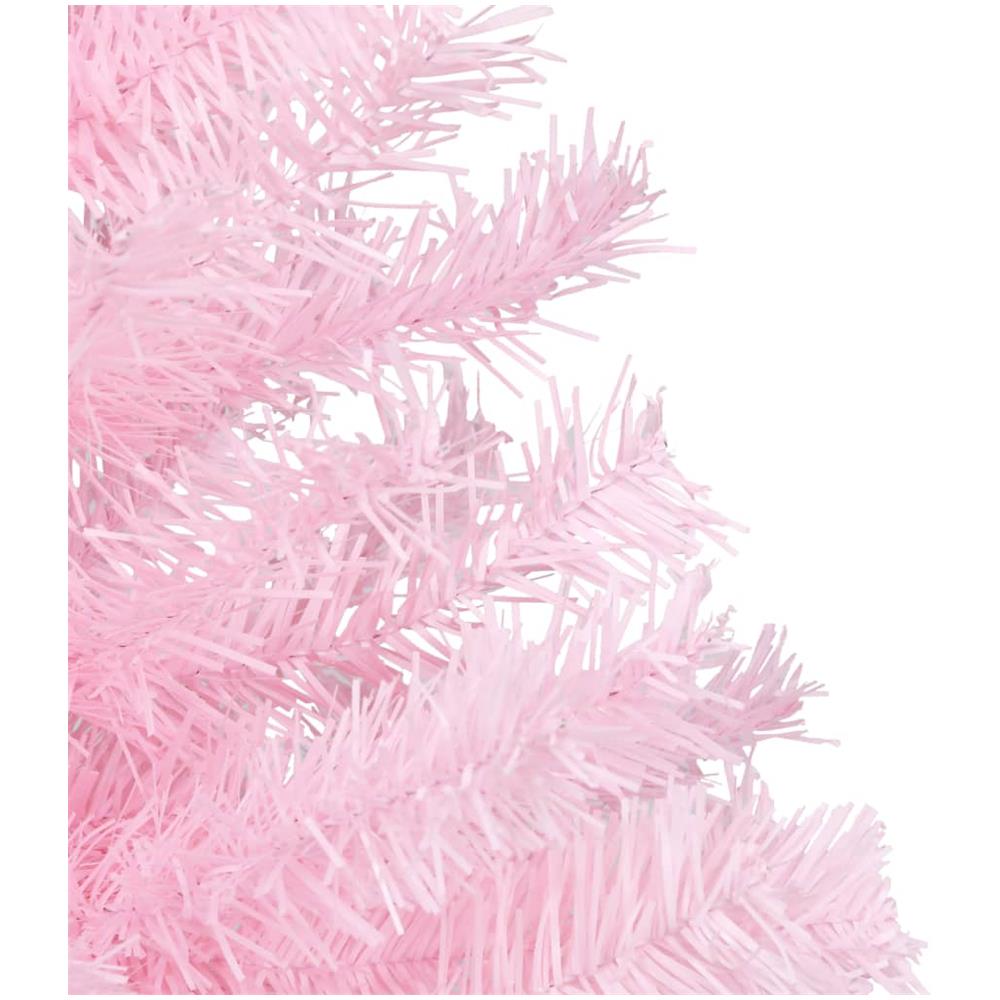 Albero di Natale Artificiale con Supporto Rosa 240 cm PVC - Foto 2