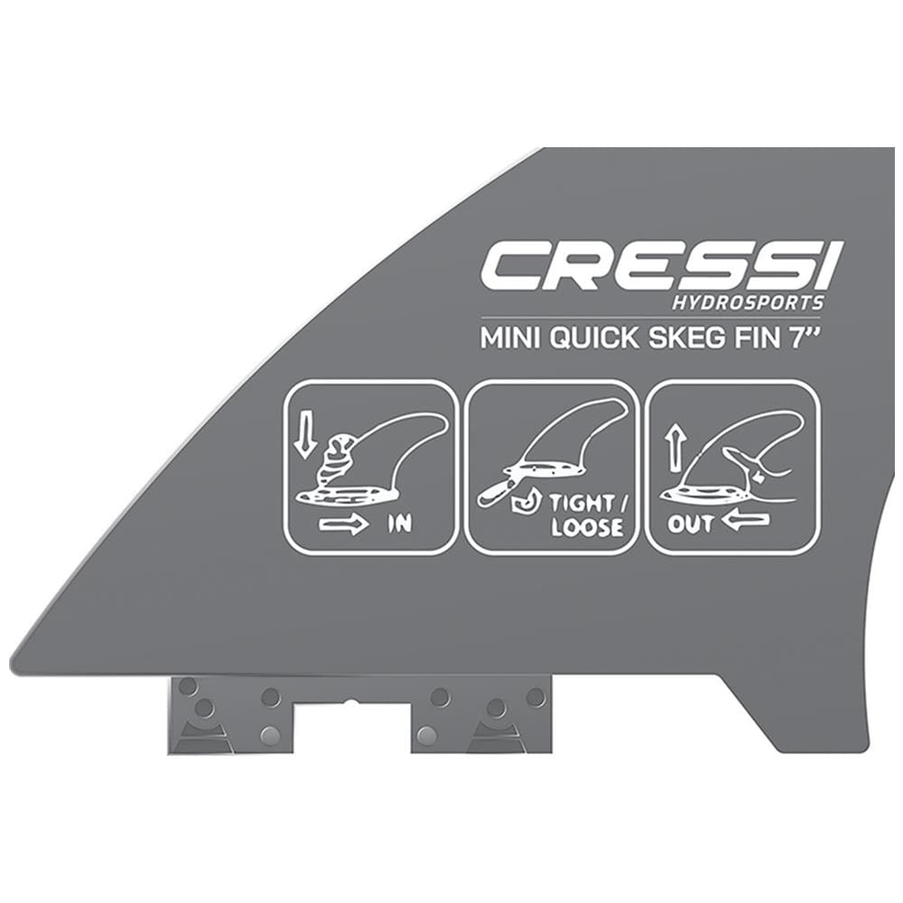 Cressi Mini Quick Skeg Fin 7âš™âš™ Grigio - Foto 2