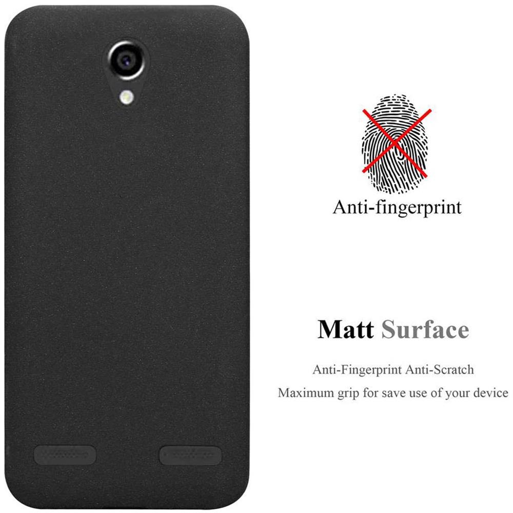 Custodia Compatibile Con Zte Blade L7 In Frost Nero - Coperchio Protettivo In Silicone Tpu Flessibile - Foto 2