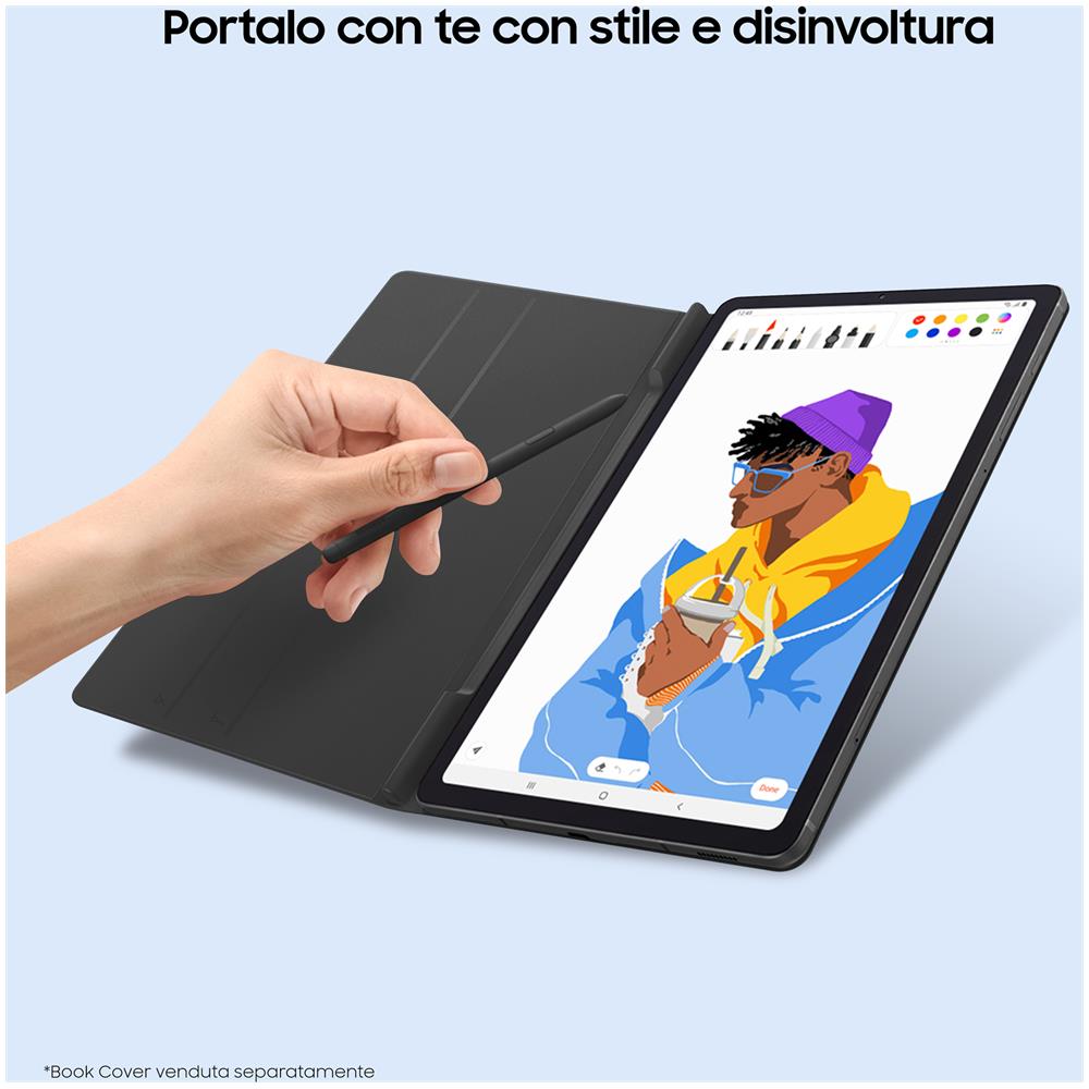 Galaxy Tab S6 Lite 2022 Grigio 10.4" WUXGA+ Octa Core RAM 4GB Memoria 64 GB +Slot MicroSD Wi-Fi - 4G Fotocamera 8Mpx Android - Italia  - Foto 2