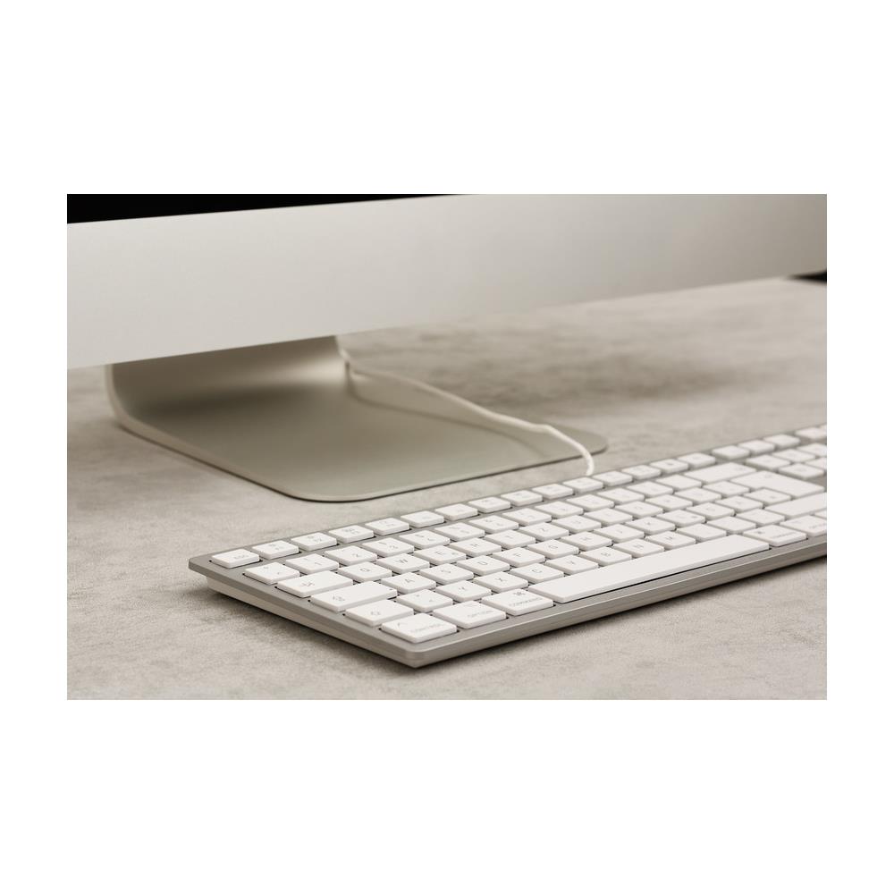 KC 6000C FOR MAC tastiera USB AZERTY Francese Argento - Foto 6