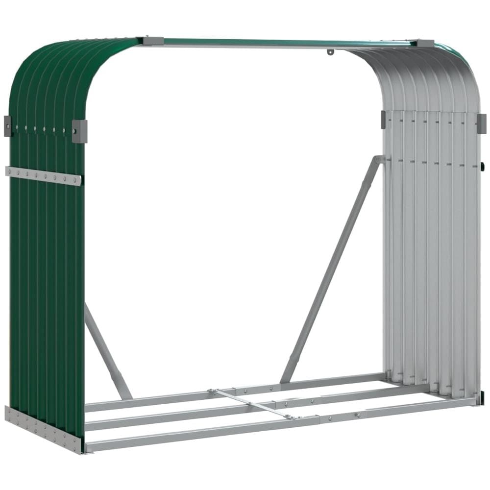 Portaceppi Verde 120x45x100 Cm In Acciaio Zincato - Foto 2