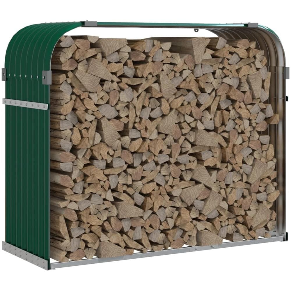 Portaceppi Verde 120x45x100 Cm In Acciaio Zincato - Foto 3