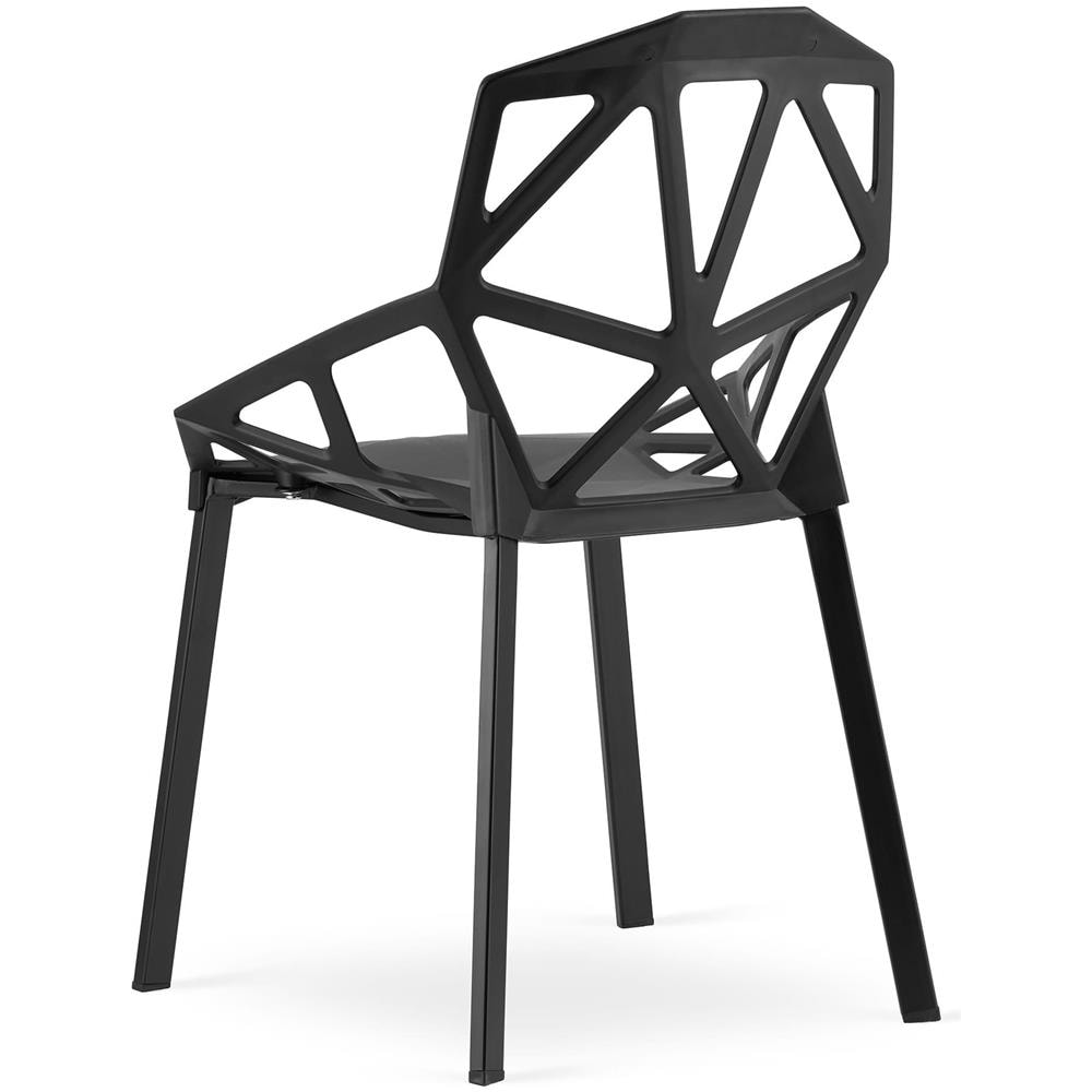 Sedia VALORA ESSEN - Design ergonomico moderno, nero x 2 - Foto 7