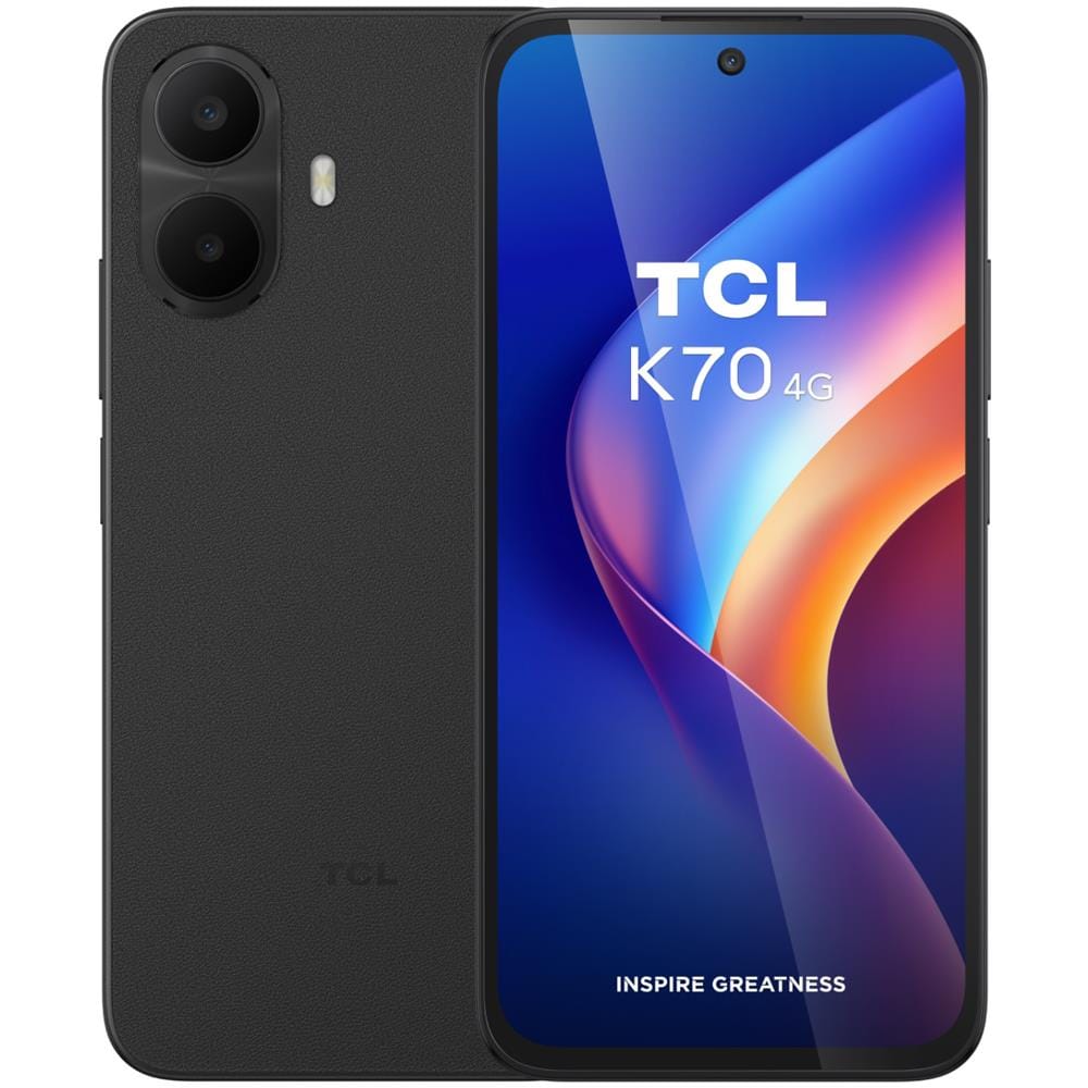 K70 4G 128GB 4GB Ram Display 6.8" IPS LCD HD+ 120Hz Main Camera 50MP f / 1.8 Selfie 8MP Dual nanoSim Androisd 16 Helio G100 5200mAh Midnight Black - Foto 1